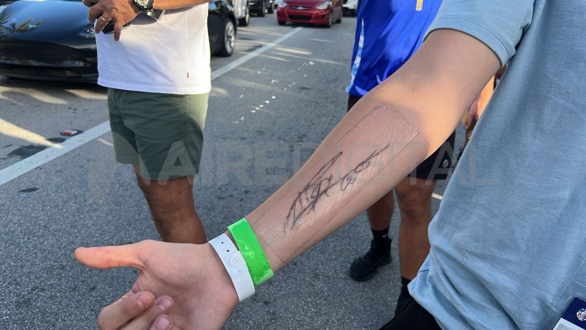 La firma de Lionel Messi