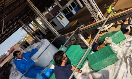 La droga estaba disimulada en arroz La droga estaba disimulada en arroz