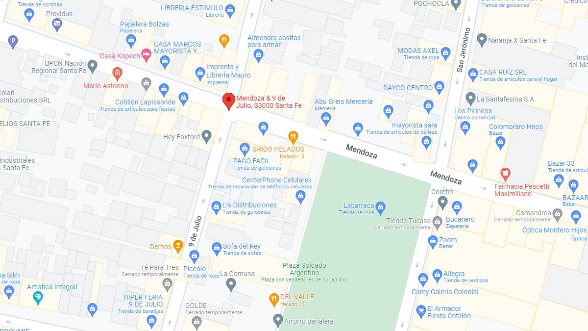 La medida fue dispuesta por la Municipalidad ante un pedido del Ministerio de Seguridad, donde se concretan obras de mejoras edilicias. 