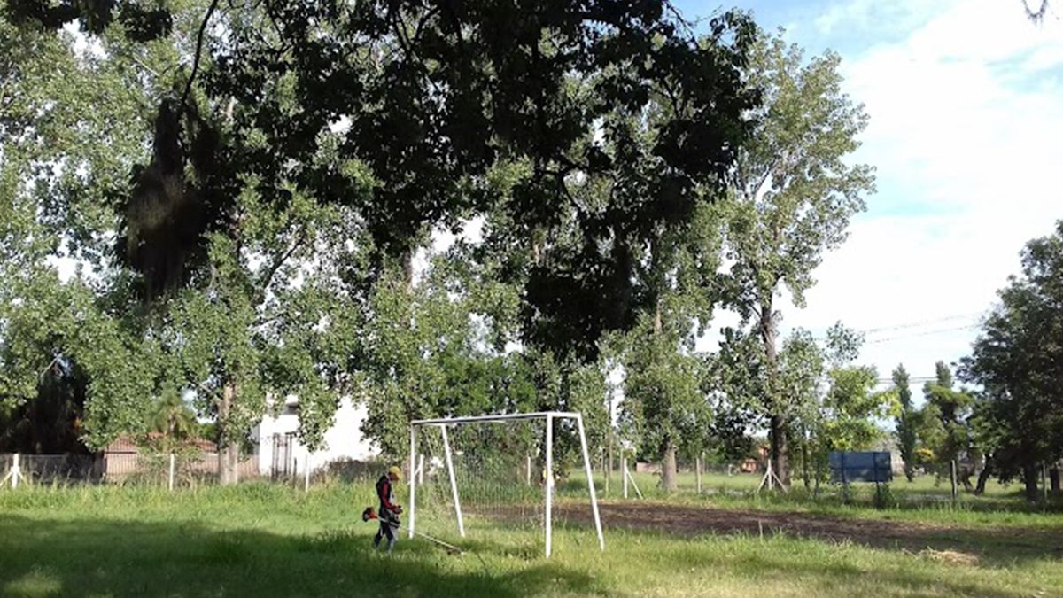 El sábado a la noche un grupo de ladrones llegó a las instalaciones del club para llevarse el arco en un auto.&nbsp;