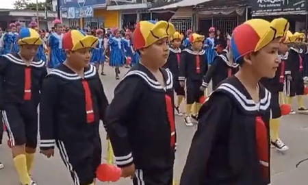 Desfile en honor al Chavo del 8 se hizo viral en redes sociales Desfile en honor al Chavo del 8 se hizo viral en redes sociales
