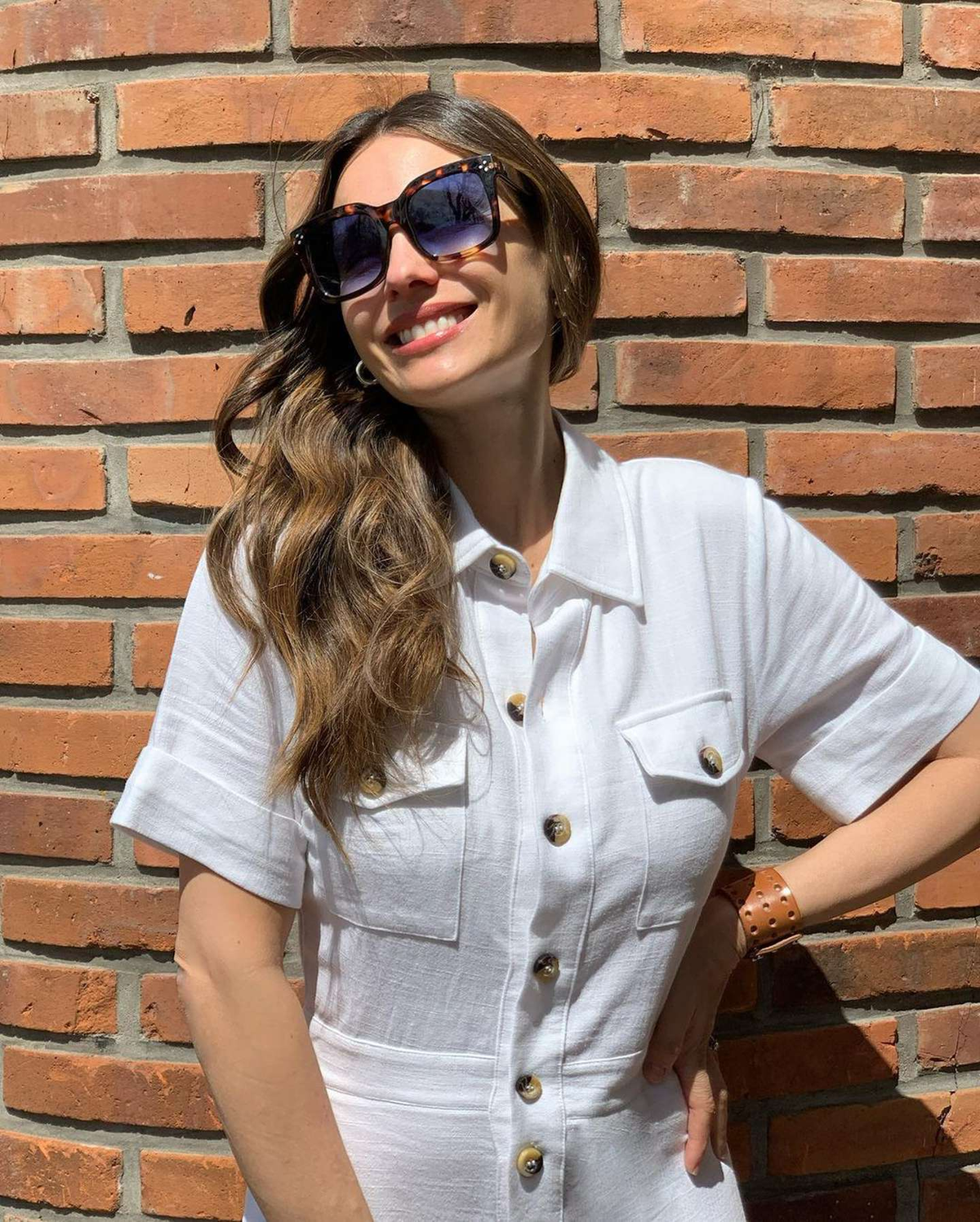El blanco es uno de los más elegidos por la modelo.