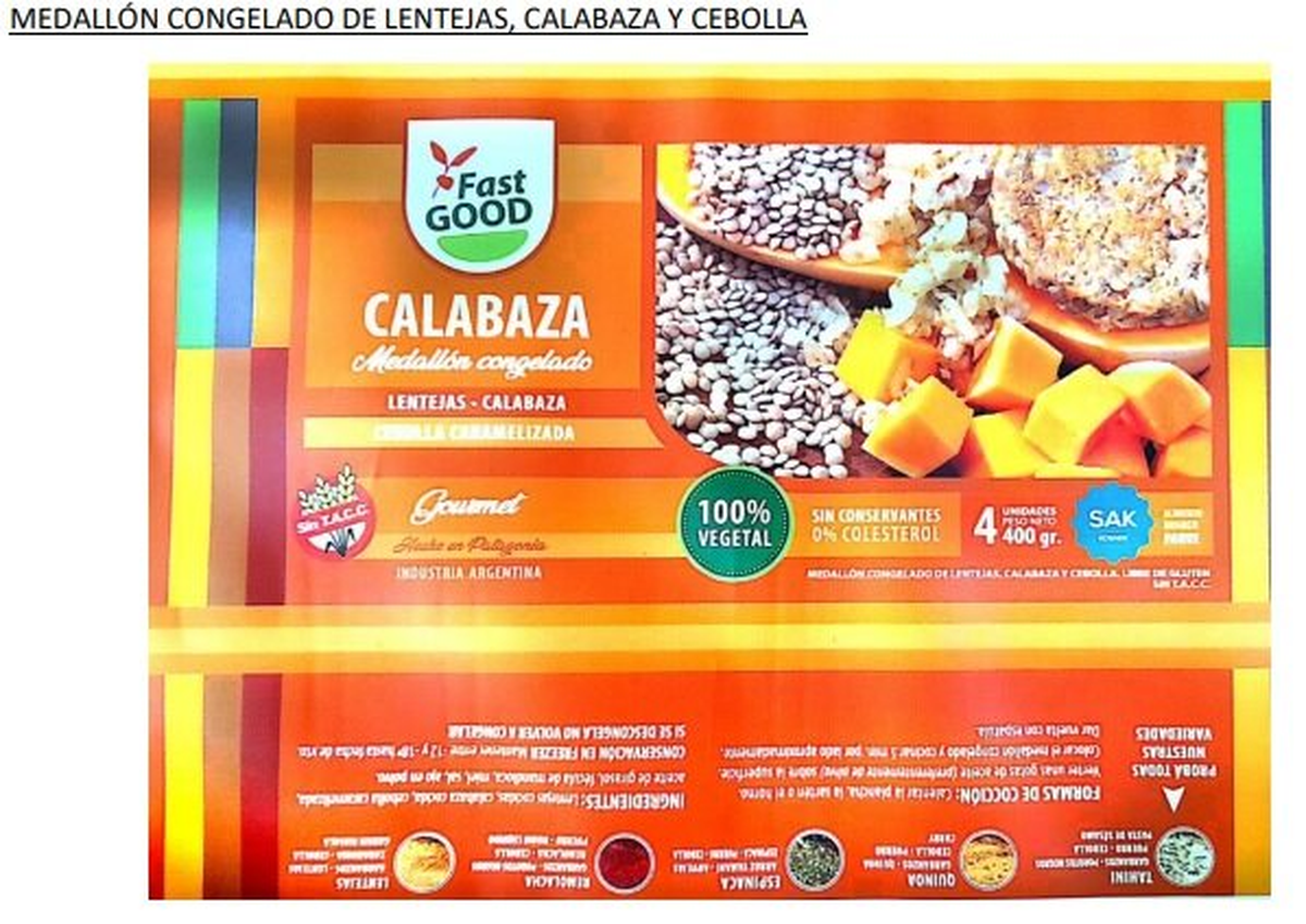 Medallones congelados prohibidos por ANMAT.