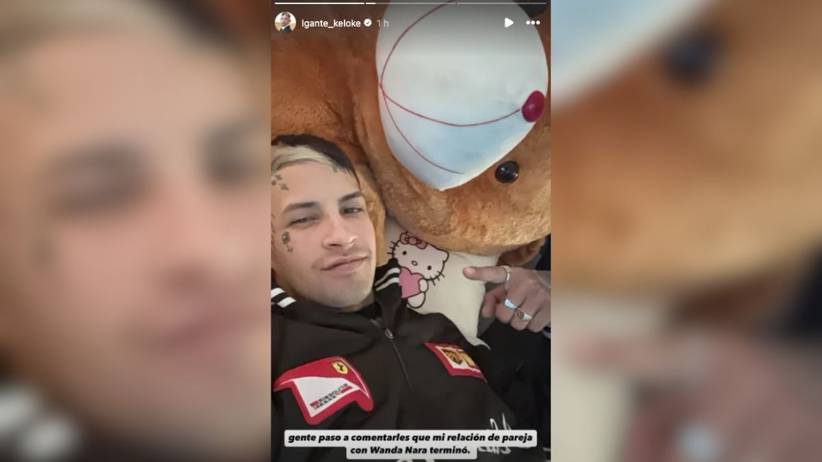 A través de su cuenta de instagram, L-Gante aseguró que terminó su relación con Wanda Nara. A través de su cuenta de instagram, L-Gante aseguró que terminó su relación con Wanda Nara.