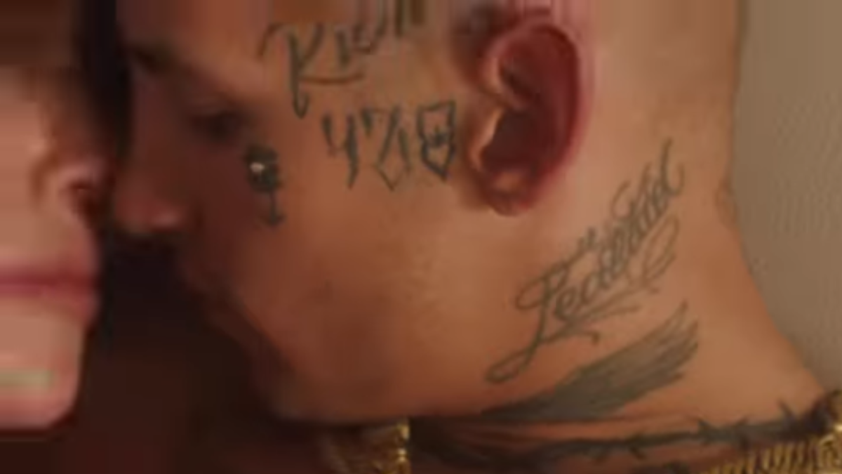 L-Gante compartió un adelanto del nuevo video con Wanda Nara.