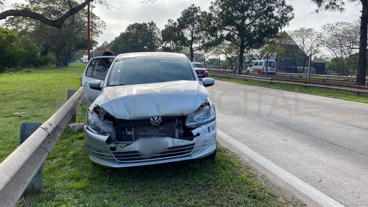 .Accidente sobre la Ruta Nacional 168