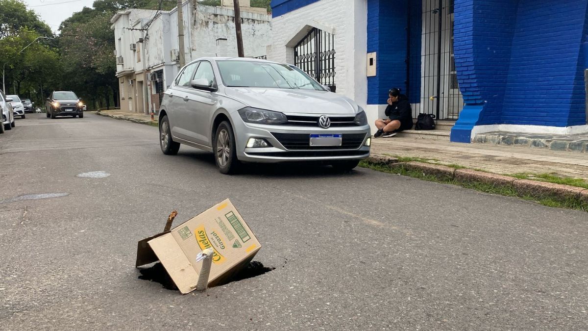 Nuevo pozo en barrio Sur de Santa Fe.