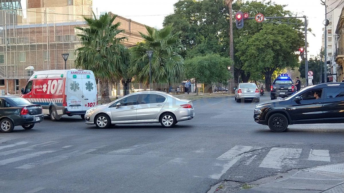 El hombre fue trasladado al Hospital Cullen de Santa Fe.