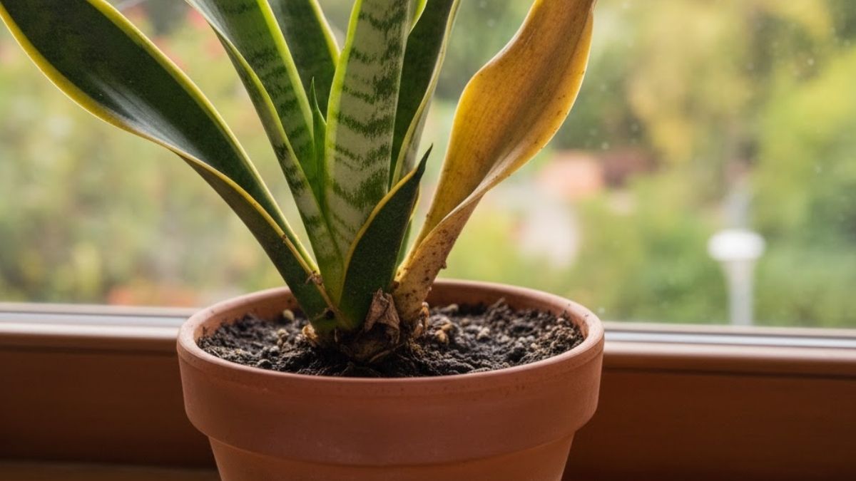 Hojas amarillas alertan sobre exceso de riego: ajustar los cuidados puede devolverle su verde intenso.
