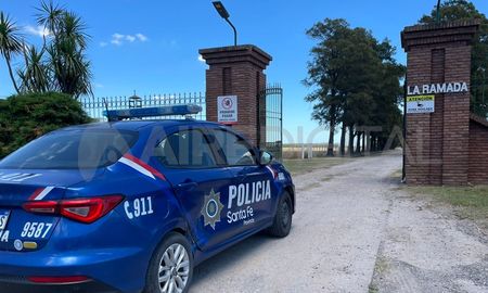 El momento en que la Policía llegó al establecimiento La Ramada. El momento en que la Policía llegó al establecimiento La Ramada.