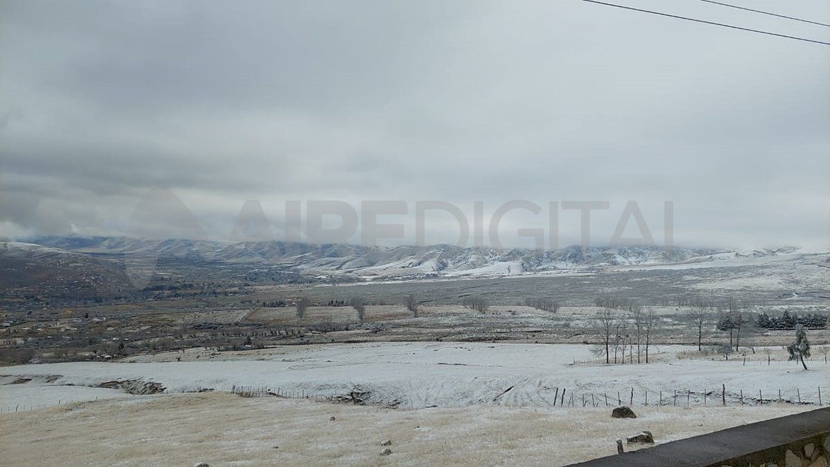 Los valles nevados en Tucumán.