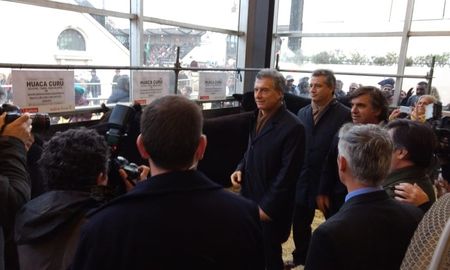 mauricio macri y una visita sorpresa a la rural mauricio macri y una visita sorpresa a la rural