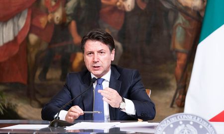 El primer ministro italiano, Giuseppe Conte. El primer ministro italiano, Giuseppe Conte.
