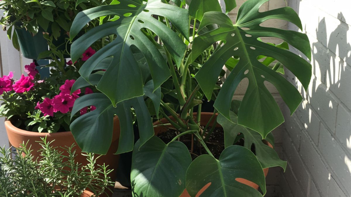La planta de adán es muy conocida.