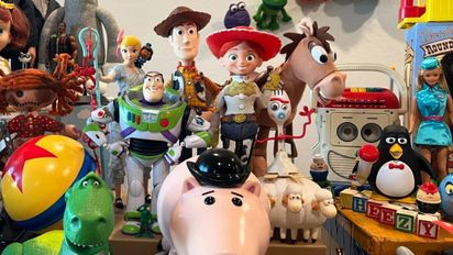 Un fanático de Toy Story compró todos los juguetes que aparecen en las películas