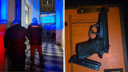 Se cayó de la moto en Santa Fe, llegó la policía y descubrió que escondía un arma con la capa de lluvia