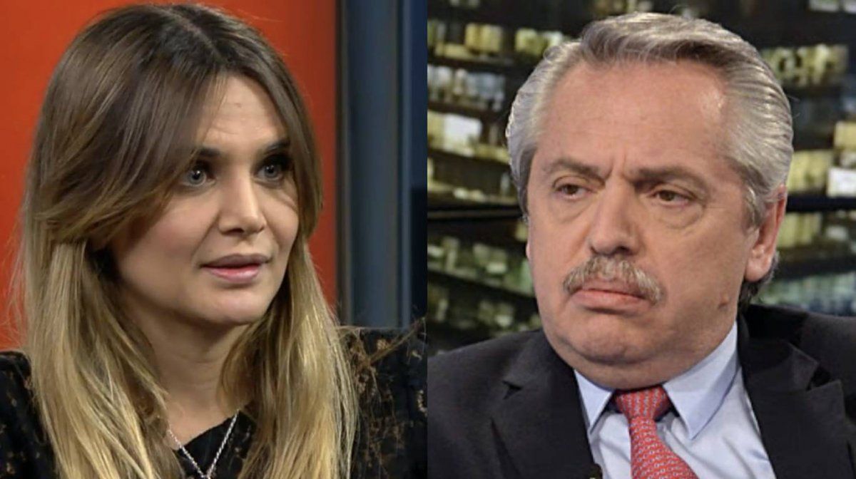 Amalia Granata no se la dejó pasar al presidente.