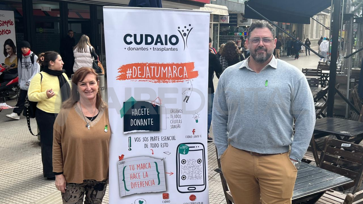 La secretaría de Salud, Andrea Uboldi y el director del Cudaio, Martín Morejón. La secretaría de Salud, Andrea Uboldi y el director del Cudaio, Martín Morejón.