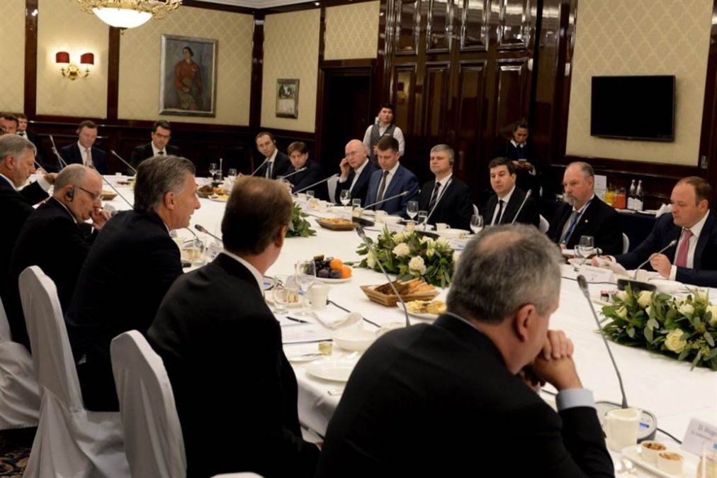 Mauricio Macri, a empresarios rusos: “Es el mejor momento para invertir en la Argentina”