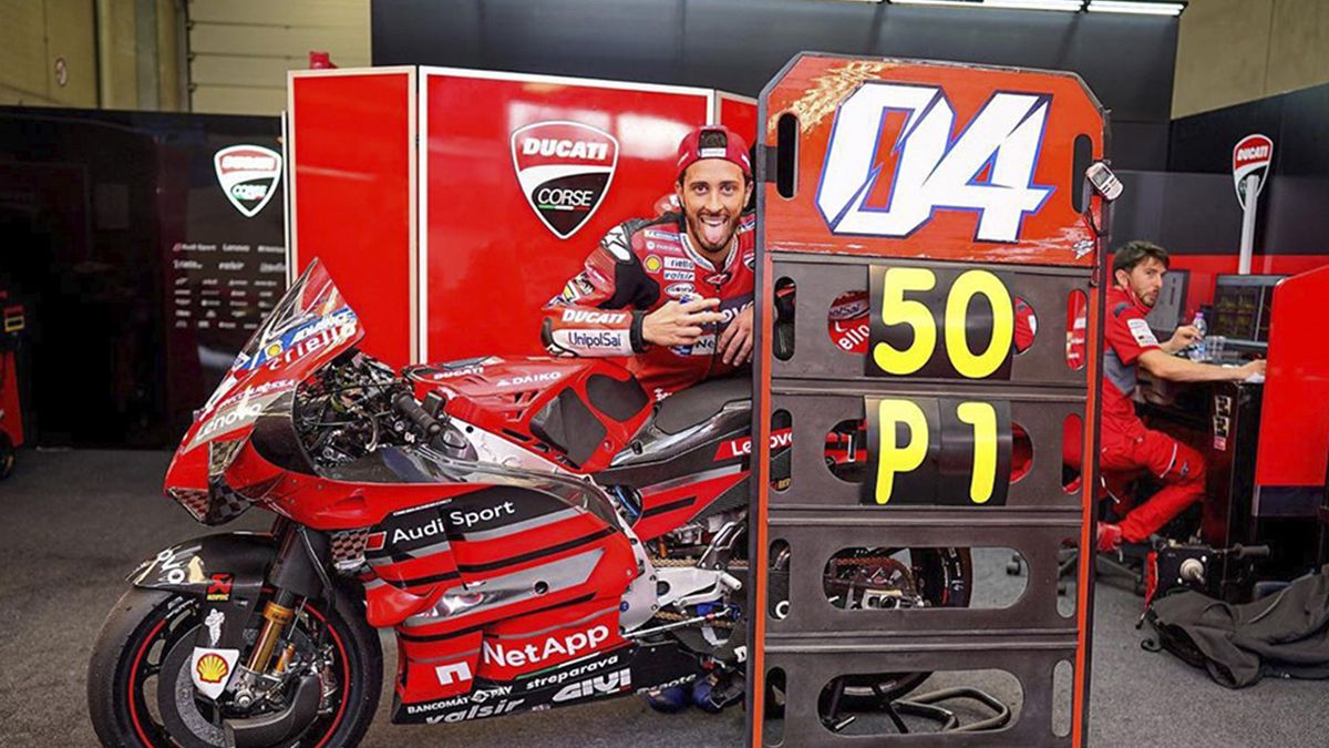 Dovizioso ganó en el GP de Austria y le mete presión al líder del campeonato del MotoGP