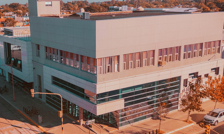 El nuevo edificio de la Asociación Mutual del Club Atlético Argentino, ubicada en San Carlos Centro.