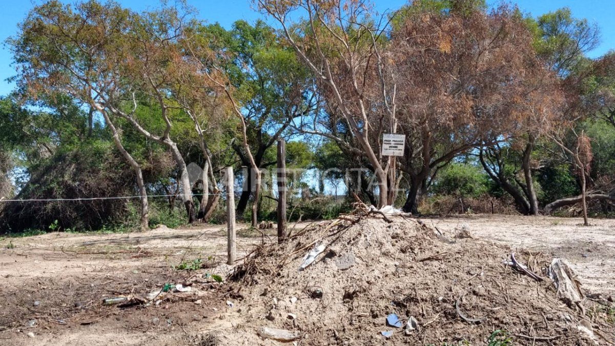Los terrenos están en el sector del Club de Caza y Pesca y se inundan cuando crece el río Colastiné.
