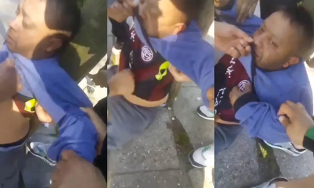 Quién es el amigo de L-Gante y fanático de Lanús al que hinchas de Aldosivi ataron en un poste Quién es el amigo de L-Gante y fanático de Lanús al que hinchas de Aldosivi ataron en un poste