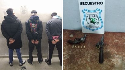 Delincuentes acechan barrio Alfonso y Villa del Parque: cinco detenidos, tres armas secuestradas y gran cantidad de municiones