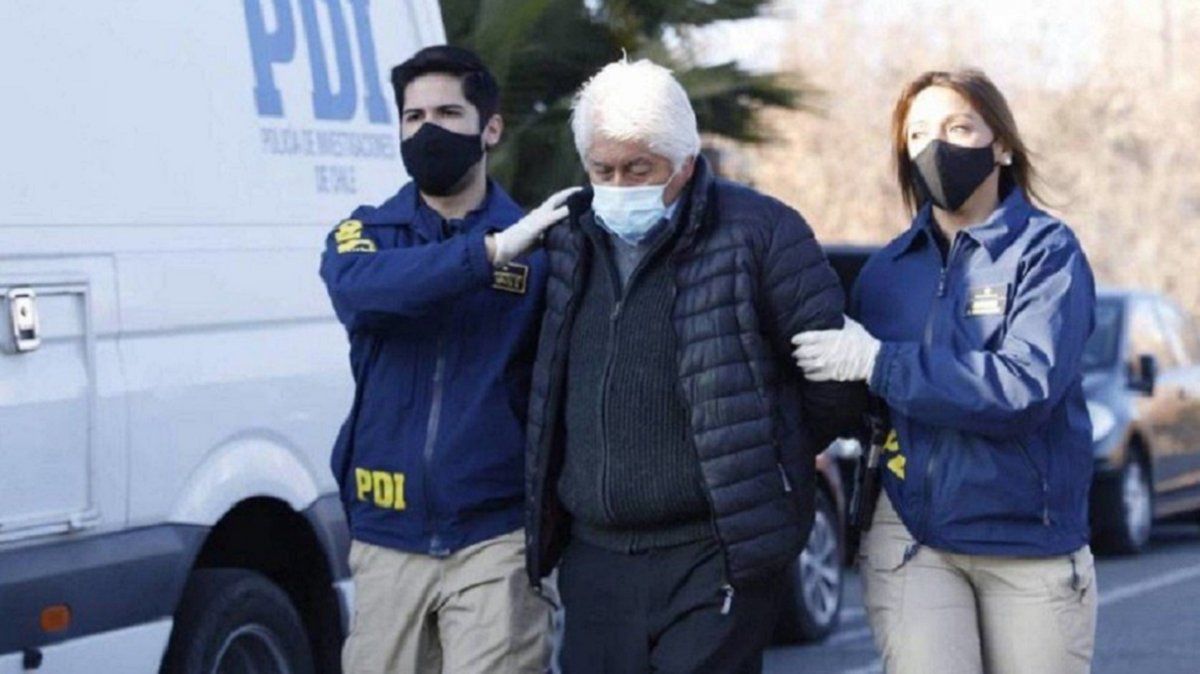 El abuelastro en el momento en que fue detenido