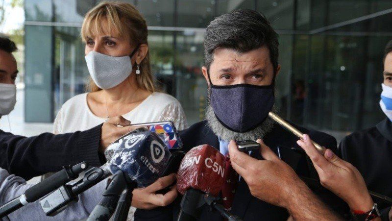 Los fiscales de la unidad de Homicidios Culposos, Valeria Piazza Iglesias y Walter Jurado.