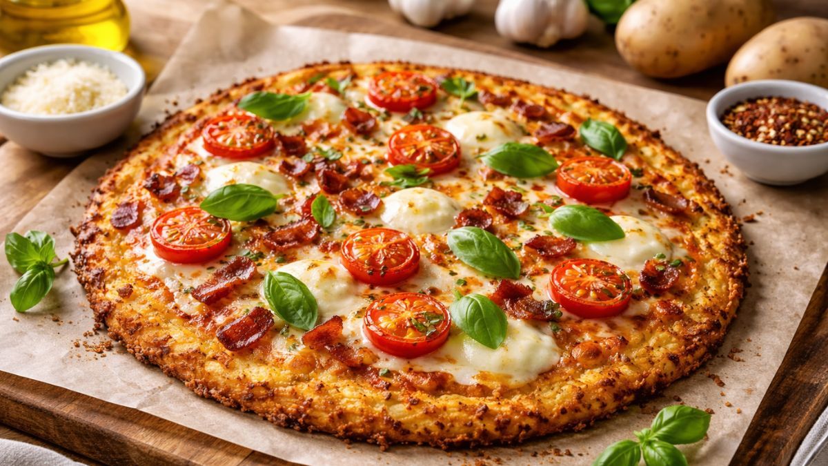 Pizza de papa sin harina en 30 minutos: una receta fácil