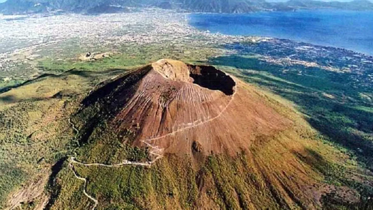 Cráter del Monte Vesubio, Italia