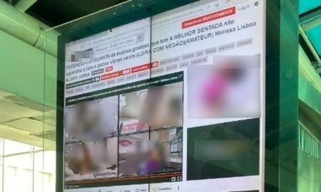 Las autoridades de la terminal local Santos Dumont creen que fue un hackeo al sistema de publicidades, que administra una empresa privada.