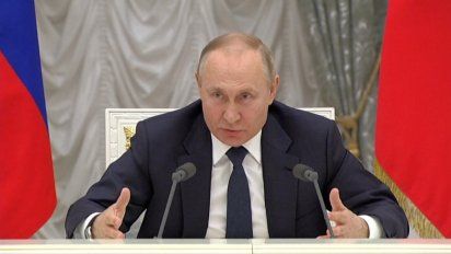 Vladímir Putin se refirió a las sanciones que las potencias occidentales imponen sobre su país.