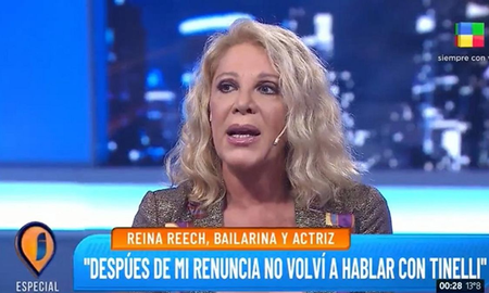 Reina Reech recordó el episodio que desencadenó en su salida de Bailando por un sueño, y reveló que a partir de entonces nunca más habló con Tinelli.