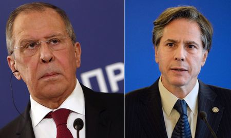 Los jefes de la diplomacia rusa, Serguei Lavrov, y estadounidense, Antony Blinken. Los jefes de la diplomacia rusa, Serguei Lavrov, y estadounidense, Antony Blinken.