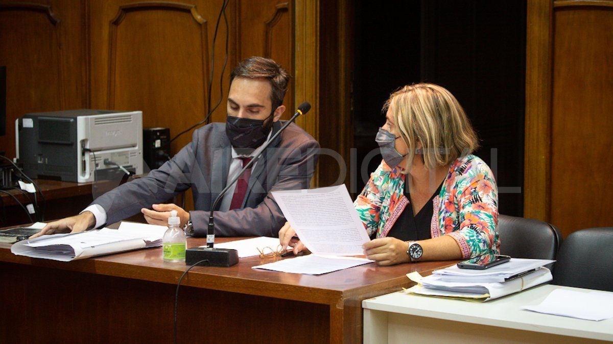 Hernández y Jiménez, los fiscales del caso. 