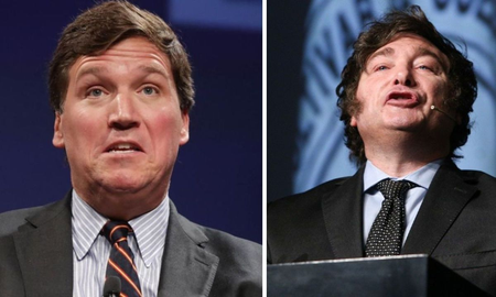 Tucker Carlson, quién es el polémico periodista que va a entrevistar a Javier Milei Tucker Carlson, quién es el polémico periodista que va a entrevistar a Javier Milei