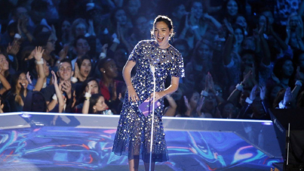 Gal Gadot durante los premios MTV Video Music Awards en California