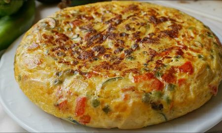 Rica tortilla de verduras que la vas a preparar en un abrir y cerrar de ojos Rica tortilla de verduras que la vas a preparar en un abrir y cerrar de ojos
