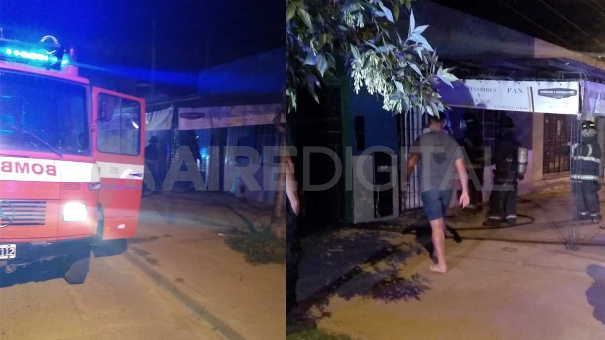 Se incendió un depósito en Sarmiento 3200 de Santo Tomé