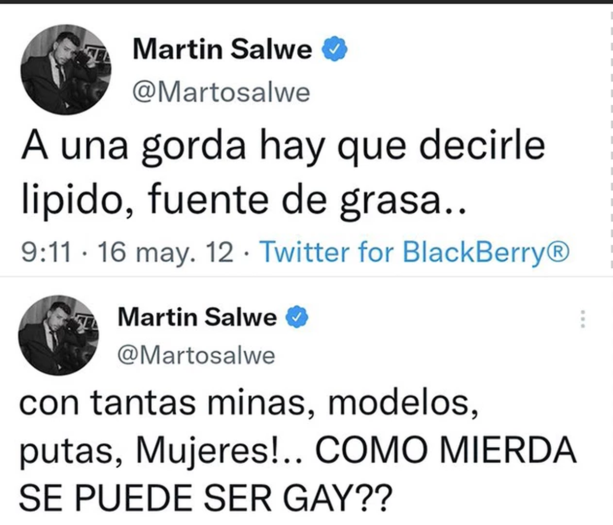 LOS TUITS DE SALWE QUE LE VALIERON TODO TIPO DE ACUSACIONES.