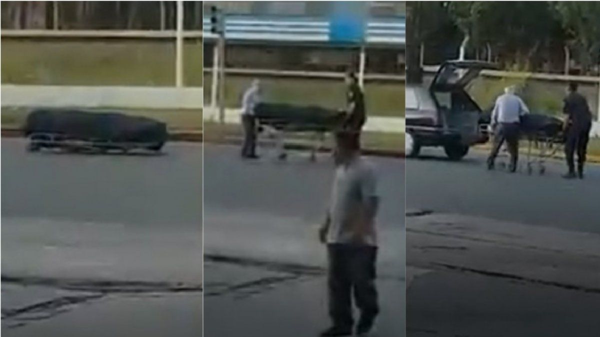 Un coche fúnebre perdió el cajón en plena avenida  bonaerense