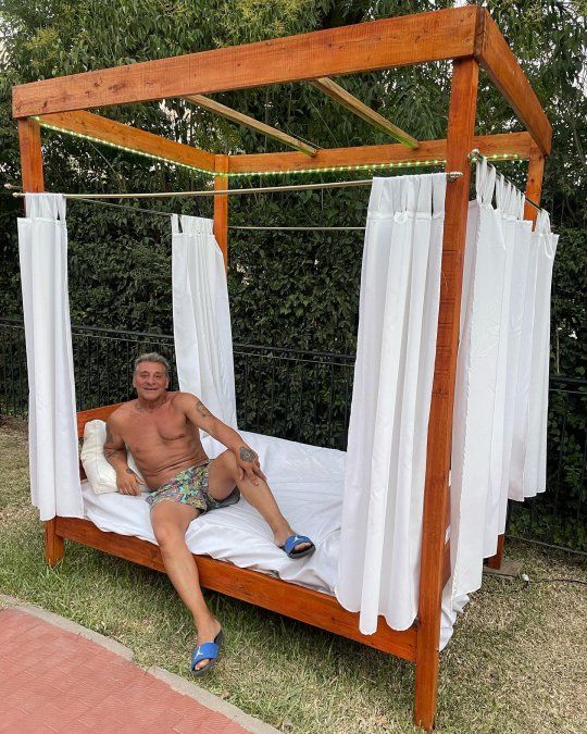 El Turco García está feliz con su nuevo aspecto.