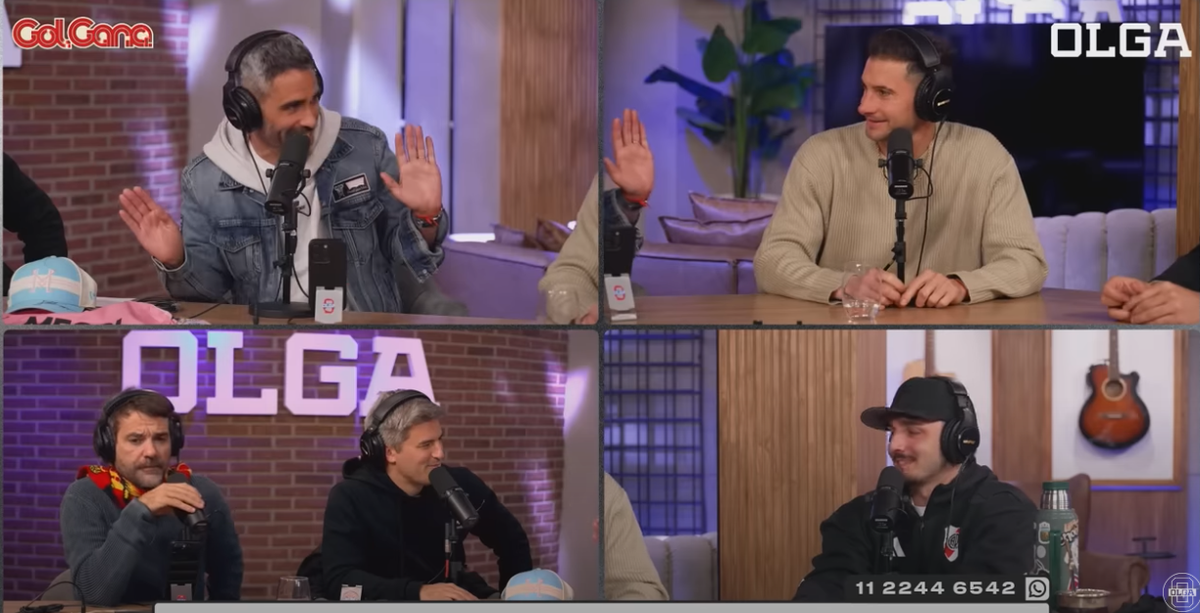 Lucas Alario, actualmente en Estudiantes de La Plata, estuvo invitado al programa Gol Gana, en Olga, que conducen el Pollo Álvarez, Gastón Edul, Ariel Senosiain, Pedro Alfonso y Cocker. Lucas Alario, actualmente en Estudiantes de La Plata, estuvo invitado al programa Gol Gana, en Olga, que conducen el Pollo Álvarez, Gastón Edul, Ariel Senosiain, Pedro Alfonso y Cocker.