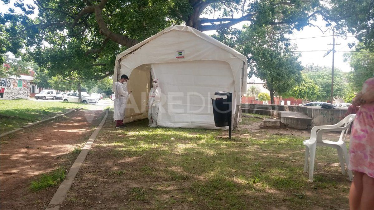 El 60% de las personas hisopadas durante el operativo dio resultado positivo.