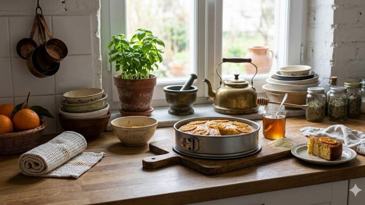 La clave del aroma de esta torta reside en utilizar tanto el jugo como la ralladura de naranjas frescas.