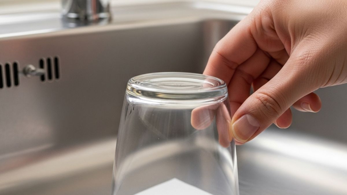 El truco del vaso y el papel para alejar malos olores.