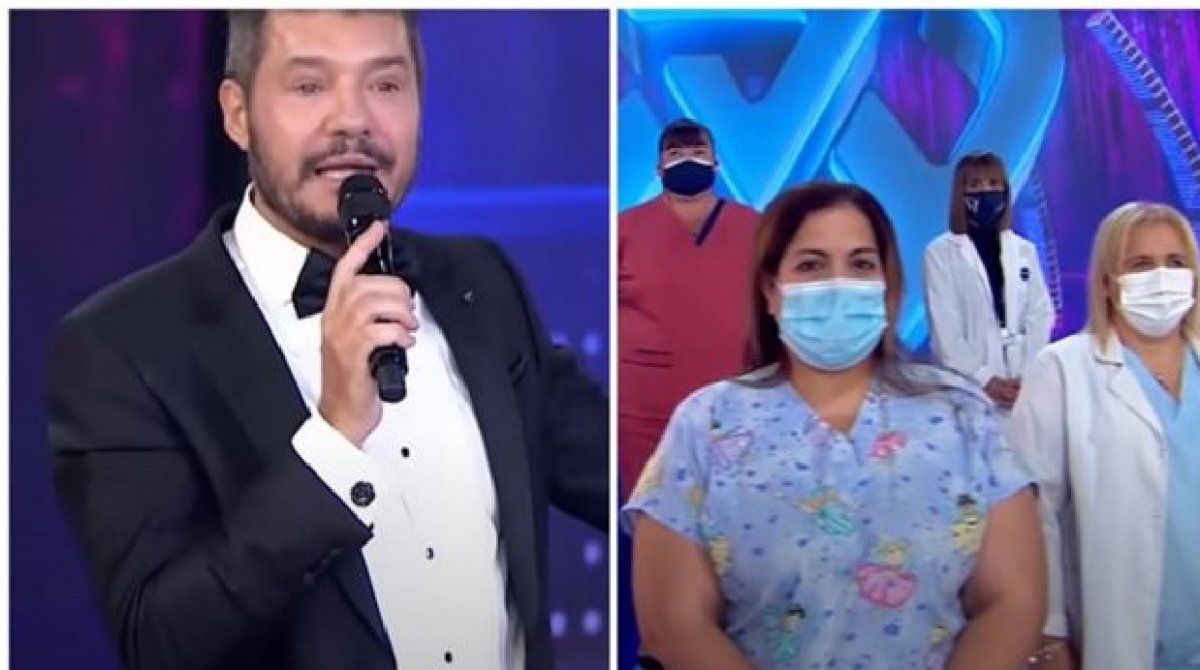 Marcelo Tinelli se quebró durante el homenaje al personal médico: Es un momento de mucha emoción