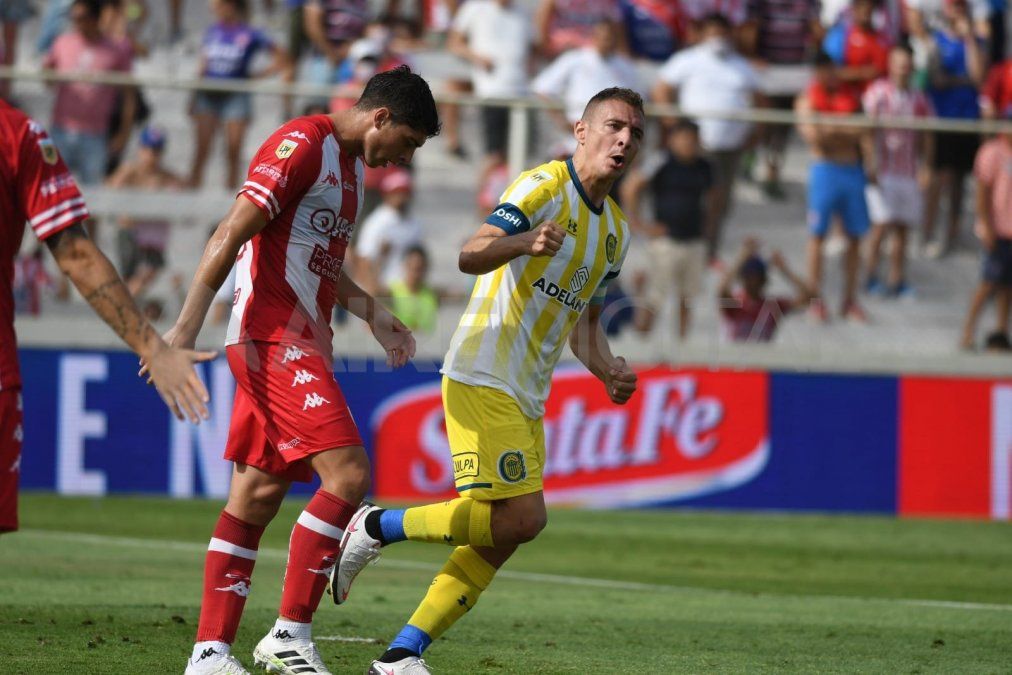 Marco Ruben anotó el descuento de Rosario Central y le agregó atractivo al partido frente a Unión.